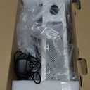 Record Player with Speakers Vintage Belt-Driven Turntable Bluetooth 3 Speed 3 Size Wireless Playback AUX-in RCA Out Headphone LP Vinyl Players Auto Stop Fashion White