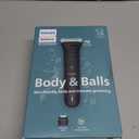 Philips Norelco Body Groomer 5000 Series, Intimate Hair Shaver & Trimmer for Men with Interchangeable & Adjustable Full Body Trim & Shave Heads, 100% Showerproof, BG5490/50 (Black)