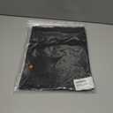 Remidoo Women's Side Drawstring Asymmetrical Hem T Shirt Short Sleeve V Neck Workout Tops (Large, Black)