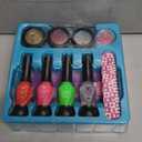 Nail Art Studio for Girls - Birthday Gift - Nail Polish Kit for Kids Ages 7-12 Years Old - Girl Gifts Ideas - Gift Set - Girly Stuff - Polish, Pens, Glitter, Stickers, Gems, Filer - 8 9 10 11 12 Year