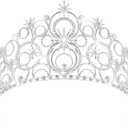 Children's Glinda Crown for Girls Tiara Costume Headband Accessories