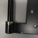 SteelTek Jamb Pintel 1" Offset (Sold as Pair), 304 Stainless Steel, Powder Coated Black