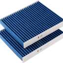 2-Pack Cabin Air Filter Fits for 2012-15 CAPTIVA SPORT, 2010-17 EQUINOX/TERRAIN, 2012-17 Azera, 2012-18 Santa Fe more+ Activated Carbon Cabin Filter Replacement CF11819 CP819 Car Accessories