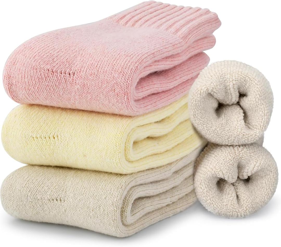 PAPA'S ICE CREAM Gifts for Her Women Wife: Thermal Thick Wool Socks Boot Winter Fuzzy Warm Cozy Socks