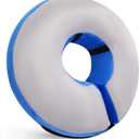 Katoggy Inflatable Cone Collar for Dogs After Surgery, Soft Adjustable Blow up Donut E-Collar for Small Medium Large Dogs and Cats