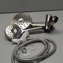 Kohler Prone 3-in-1 Multifunction Shower Head with PowerSweep Combo Shower Kit, PowerSweep Spray, Magnetic Handshower Dock (Brushed Nickel)