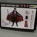Halloween Scary Vampire Prince Bat Costumes for Toddlers Boys, Medium ,5-8YR
