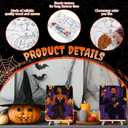 Zhanmai 20 Pack Pre Drawn Canvas for Painting Drawn Canvas Paint Kit Pre Printed Canvases for Sip and Paint Party Favor DIY Virtual Party Birthday Gifts Adult's Date Night(Witch Couple)