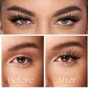 Manga Lash Clusters Fairy Cat Eye Lash Clusters Natural Fox Eye Eyelashes Clusters Wispy C Curl Cluster Eyelash Extensions Anime DIY Individual Lashes Natural Look by Geeneiya, Left and Right