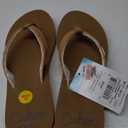 REEF Cushion Sands Women's Beach Flip Flop, Ultra Soft Cushion Footbed, Arch Support (8, Natural)