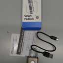 Fingerprint Padlock eLinkSmart Combination Lock Keyless Locker Lock for Gym Locker Backpack Suitcase Luggage Small Metal Gym Padlock P8 Gray