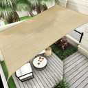 Sun Shade Sail Canopy, 16' x 20' Rectangle 95% UV Block Shade Cover for Outdoor, Backyard Patio, Lawn, Garden, Sandbox Carpor Sand