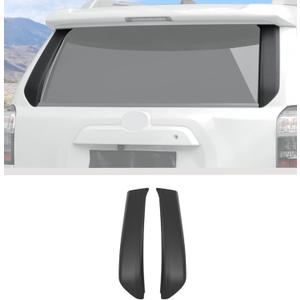 JWWY for 4Runner Tailgate Rear Back Trunk Door Window Cover Trim Compatible with 2010-2025+ Toyota 4Runner Exterior Accessories, 2pcs Matte Black