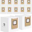 Leemone 12 Pack E25 E28 Dust Bags Compatible with eufy Omni Robot Vacuum E25 E28, 4 Layer Filtration System with Activated Carbon Fabric to Remove Unwanted Odors