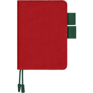 Fullhawl Velvet Cover for A5 Notebooks Planner Cover for Weeks Cousin A5 Planner Inserts & Refill Paper 6.4 x 9 Inches Refillable Notebook Cousin for Student (Red)