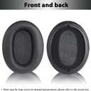 WH-CH710N Replacement Earpads Ear Cushions,Ear Pads for Sony WH-CH700N, WH-CH710N, WH-CH720N Headphones, Ear Cushions with Soft Protein Leather, Ear Comfort Memory Foam (Black)
