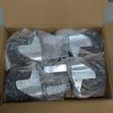 HOLKIE Scaffolding Caster Wheels 5 inch Dual Locking Casters Set of 4, 1-1/4" Square Stem Swivel Castor, 1190 lbs Load Capacity, Industrial Heavy Duty Replacement Castors