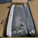 Serta Goose Feathers Down Fiber Comforter Twin Size Duvet Insert,100% Cotton, Hotel Luxury Hypoallergenic Comforter 60oz Extra Warmth 68 x 90 in Grey