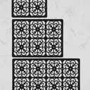 GASAR, Extra Large, Thick, Silicone Trivet for Hot Dishes, Pots, and Pans, Heat Resistant Mat for Countertop, Hot Pad for Kitchen, Easy to Clean, 16 x 12 x 3/8 Inches, Black
