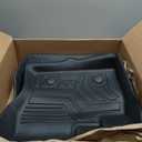 T TGBROS Floor Mats Custom Fit for 2014-2021 Ford Transit Connect Accessories All Weather Protection TPE Front Row Seat Floor Liners Set Non-Slip Black-2PCS