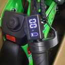 Kids Motorcycle,C6 Kids Electric Dirt Bike,12-inch 300W brushless Motor,3-Speed LCD Display,10 MPH Top Speed,LED Brushless Controller + Moto Sound8 Miles Range,Green