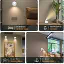 1 Pack Wireless LED Spotlight Indoor with Remote, Rechargeable Up Lights Indoor with Timer& Dimmable, Battery Operated SpotLights Accent Uplighting for Plant, Wall, Artwork, White