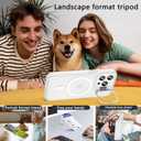 Fin2feel for iPhone 13 Pro Case with Screen Protector, Compatible with MagSafe, Magnetic Phone Case with Camera Stand Protective Shockproof Matte Cover Case for iPhone 13 Pro (Clear)