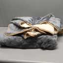 Bedsure Waterproof Dog Blankets for Small Dogs - Small Cat Blanket Washable for Couch Protection, Sherpa Fleece Puppy Blanket, Soft Plush Reversible Throw Furniture Protector, 25"X35", Grey