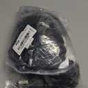 Halloween Costumes for Women - White Collar Long Sleeve Black Dress, Black Braided Wig and Sock (Large)