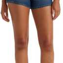 Levi's Women's High Waisted Mom Shorts (Black)