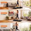 Superun Walking Pad with 6% Incline, 3 in 1 Portable Treadmill for Home