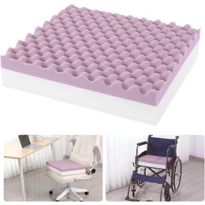 BALAPET Double-Layer Egg Foam Crate Pad, High-Density Foam Support Egg Chair Cushion to Relieve Back, Seat Cushion Chair Accessories Pad for Office Recliner Wheelchair Home Car(18x16x4in) BALAPET Double-Layer Egg Foam Crate Pad, High-Density Foam Support Egg Chair Cushion to Relieve Back, Seat Cushion Chair Accessories Pad for Office Recliner Wheelchair Home Car(18x16x4in)