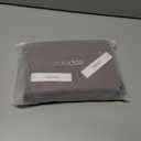 ODODOS 2-Pack Full Length High Waist Workout Leggings with Pockets for Women, 28" Tummy Control Athletic Yoga Pants, Black+Purple Taupe, Large (L)