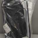 Baby Bassinet Bedside Crib, 3-in-1 Baby Bassinet Bedside Sleeper with Mattress and Soft, Breathable Sheet, Full-Mesh Sides, 6-Height Adjustable, Stable and Secure Crib for Newborns (Wood Grain Legs + Black Bed)