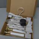 4Pack Christmas Window Candles with Timer, 9 Inch Plug-in Electric LED Flameless Candles, Warm White Light for Holiday Decor