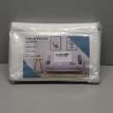 18 x 18 Throw Pillow Inserts, Firm and Fluffy Decorative Square Pillows for Couch Bed Sofa with Soft Cotton Cover White Cushion with Down Alternative Pack of 2