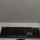 RedThunder K10 Wireless Gaming Keyboard and Mouse Combo, LED Backlit Rechargeable 3800mAh Battery, Mechanical Feel Anti-ghosting Keyboard + 7D 3200DPI Mice for PC Gamer (Black)