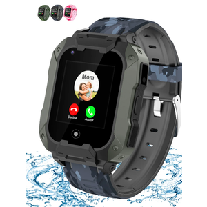cjc 4G Smart Watch for Kids, Kids Watch for Ages 4-12 - Includes 2 Way Call, SOS Alerts, Parental Controls, Games, Camera, Alarm, Music Children's Smart Watch Gift (Includes SIM Card)