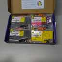 LC406XL Ink Cartridges for Brother Printer Compatible Replacement for LC406 XL LC406XL LC406 for Brother MFC-J4335DW MFC-J6555DW MFC-J5855DW MFC-J4535DW MFC-J6955DW MFC-J5955DW (5 Pack, 2BK/M/C/Y)