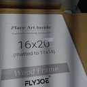 Picture Frame, USA-Sourced Hardwood Photo Frame, White Oak, 16 x 20