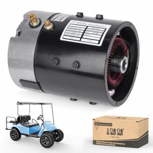 10L0L 36 Volt Golf Cart Electric Motor - Compatible with EZGO TXT PDS (2000 - Up, OEM 73124-G01, 73124-G08, 73445-G02) ZQS36-3.0C-T DC SepEx Motor