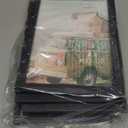 KTKDE A4 Black Picture Frame Set of 6, 8.3x11.7 Wooden Photo Frame Black Engineered Wood with Plexi-Glass for Poster Frame with Wood-grain Wall or Tabletop Living Room Bedroom Home Decor best gift