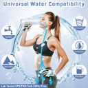 Hydrogen Water Bottle - Up to 4000PPB SPE/PEM Tech Hydrogen Water Generator - 7.8Hz Microclusters Tech for Faster Absorption, Leak-Proof, Dual-Layer Glass, Fast Charge, Ideal Gift for Wellness