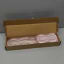 Gel Keyboard Wrist Rest Set, Clear Wrist Rest for Keyboard and Mouse, Ergonomic Keyboard Mouse Wrist Rest for Typing Pain Relief, Suitable for Office, Gaming, Computer, Laptop - Pink