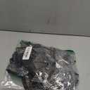 DEEKA 5PCS " Large Glitter Black Cheer Bows with Full Shiny Rhinestones Multicolored Shimmer Cheer Hair Bows Elastic Band Ponytail Holder for Cheerleader Girls Sports-Black