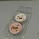 Bibs Pacifiers Color Collection, Set of 2 BPA-Free Latex Pacifiers Made in Europe, Round Nipple Baby Pacifier.