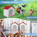 Nesting Boxes for Chicken, Plastic Compartment Chicken Nesting Boxes Coop for Laying Eggs for Hens, Ducks and Poultry