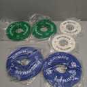 EVERYMATE Change Weight Plates 1.25LB 2.5LB 5LB Pair Set Fractional Plate Olympic Bumper Plates for Cross Training Bumper Weight Plates Steel Insert Strength Training Weight Plates