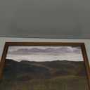 KBKBART Gold Framed Vintage Landscape Wall Art, Retro Mountain Vintage Painting Prints, Moody Countryside Farmhouse Landscape Wall Decor, Canvas Wall Art for Living Room Bedroom Home Bathroom Decor(16"x24")