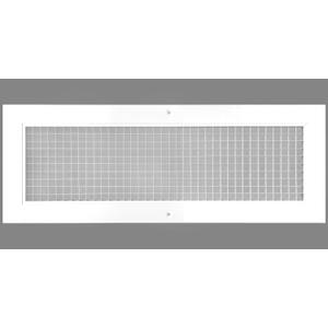 HVAC Premium 10'' x 32'' or 32'' x 10'' Cube Core Eggcrate Return Air Grille - Aluminum Rust Proof - HVAC Vent Duct Cover - White [Outer Dimensions: 11.75 x 33.75]